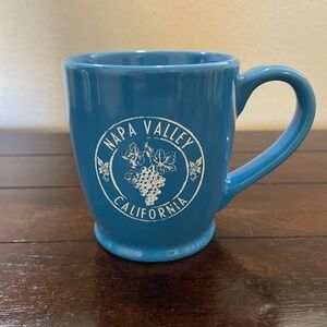Napa Valley California Blue Ceramic Mug